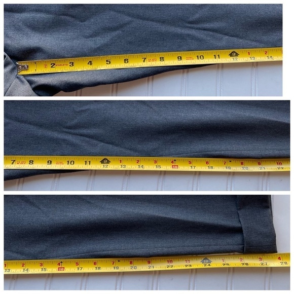 Daniel Cremieux Trouser Dress pant Slacks Gray Size 34 27.5L Business office - Picture 5 of 8